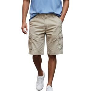 Dockers Done Dressed D Series Men's Shorts, Tan, Size 34